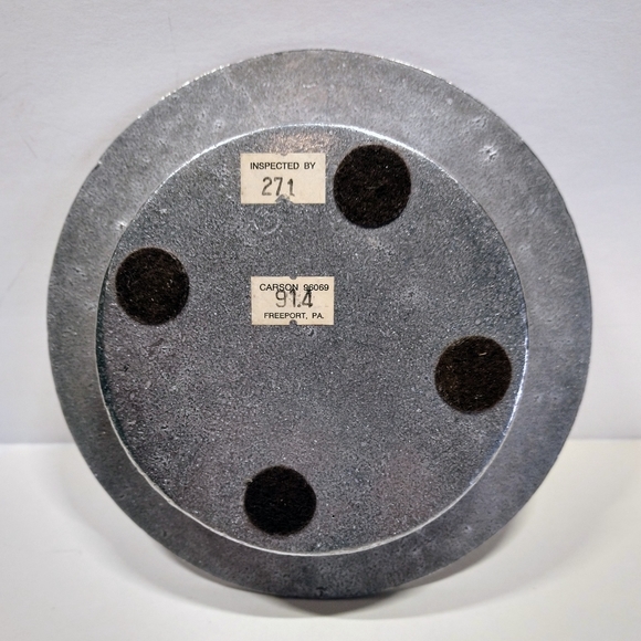 Wilton Armetale Pewter Wine Bottle Coaster or Holder " A Dinner Without Wine... - Picture 5 of 6